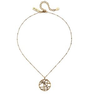 Sequin NYC star maps Aries necklace